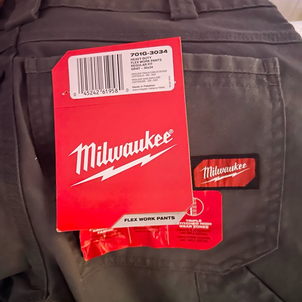 Milwaukee pants new w tags